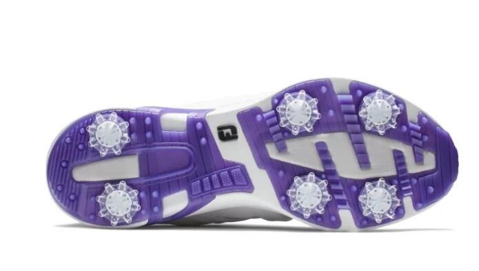 Zapatos Golf Footjoy Hyperflex Mujer Blanco y Gris 3/3