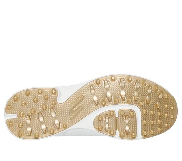 Chaussures de golf Skechers Go Golf Jasmine 2 GF pour femmes, blanches et dorées 3/3