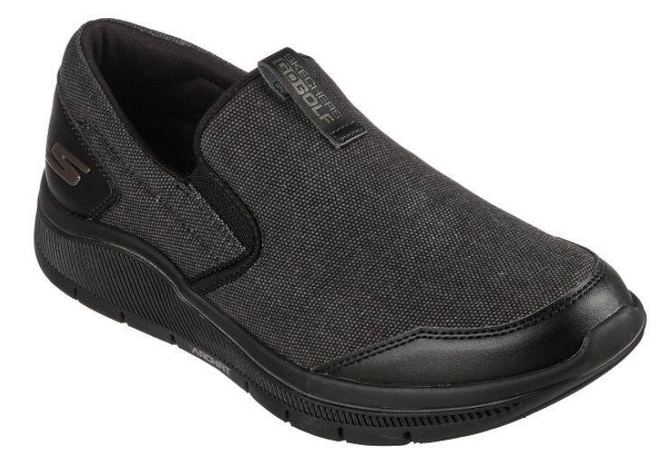 Scarpe da golf da uomo Skechers Go Golf Arch Fit Walk, nere 3/4