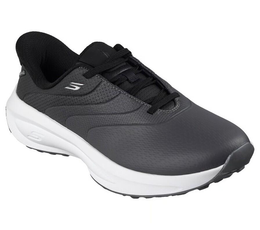 Skechers Damen-Golfschuhe, wasserdicht, zum Hineinschlüpfen, Schwarz 4/6