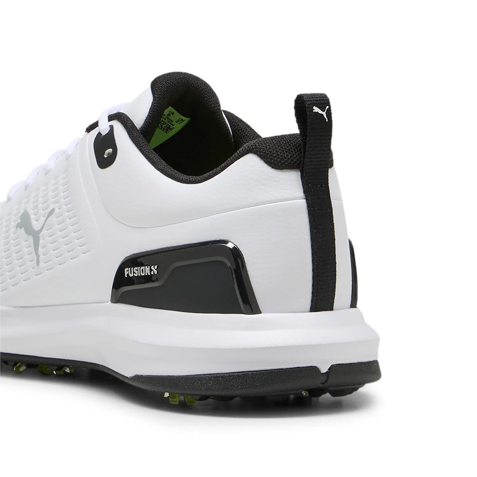 Chaussures de golf Puma Fusion Plus pour homme, blanches 3/5
