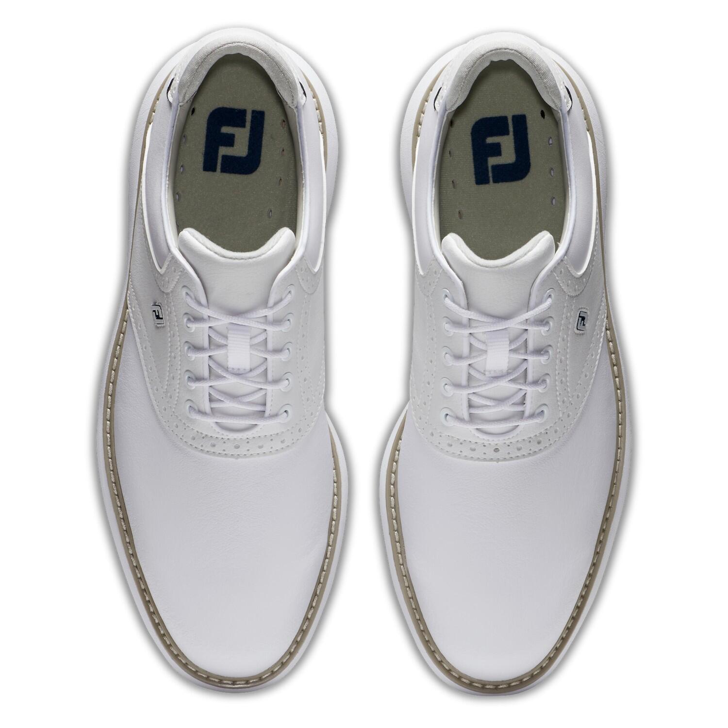 Golf schoenen Footjoy Traditions voor mannen, wit 6/6