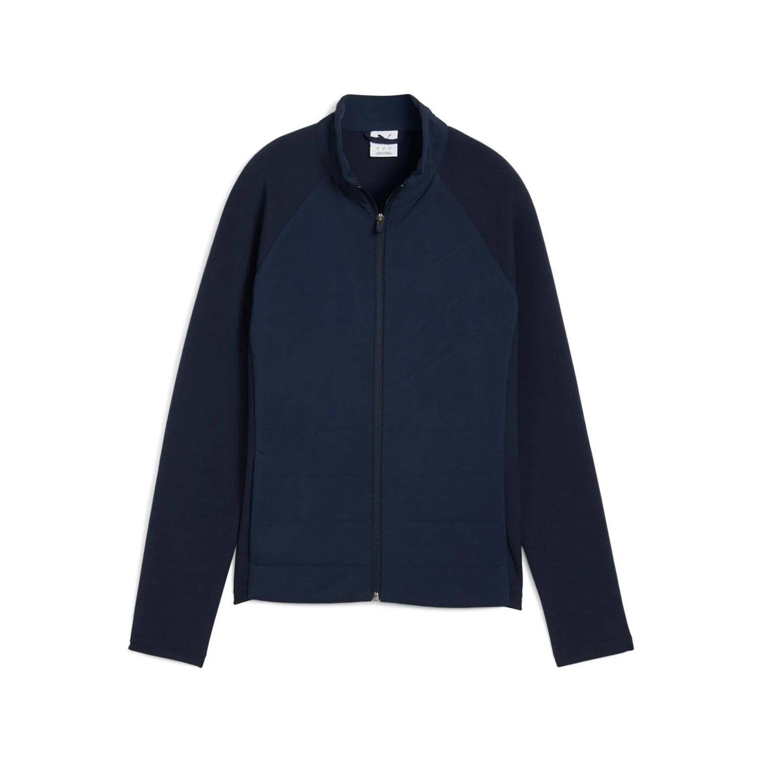 Veste de golf hybride en polaire Cloudspun pour femme, bleu marine 2/3