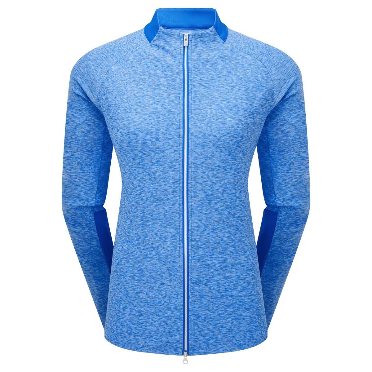 Chaqueta Golf Footjoy Full Zip Space Dye Mujer Azul 4/5