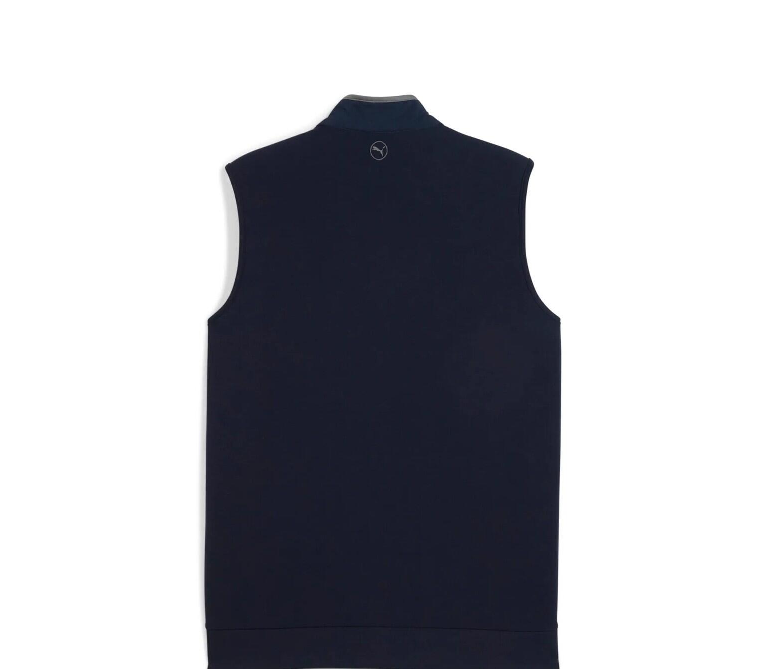 Chaqueta Golf Puma Cloudspun Fleece Hybrid Vest Hombre Azul Marino 2/2