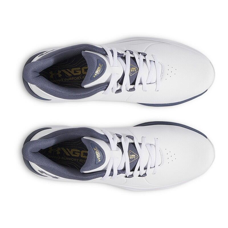 Chaussures de golf Under Armour Drive Pro SL Wide pour homme, blanches 4/4