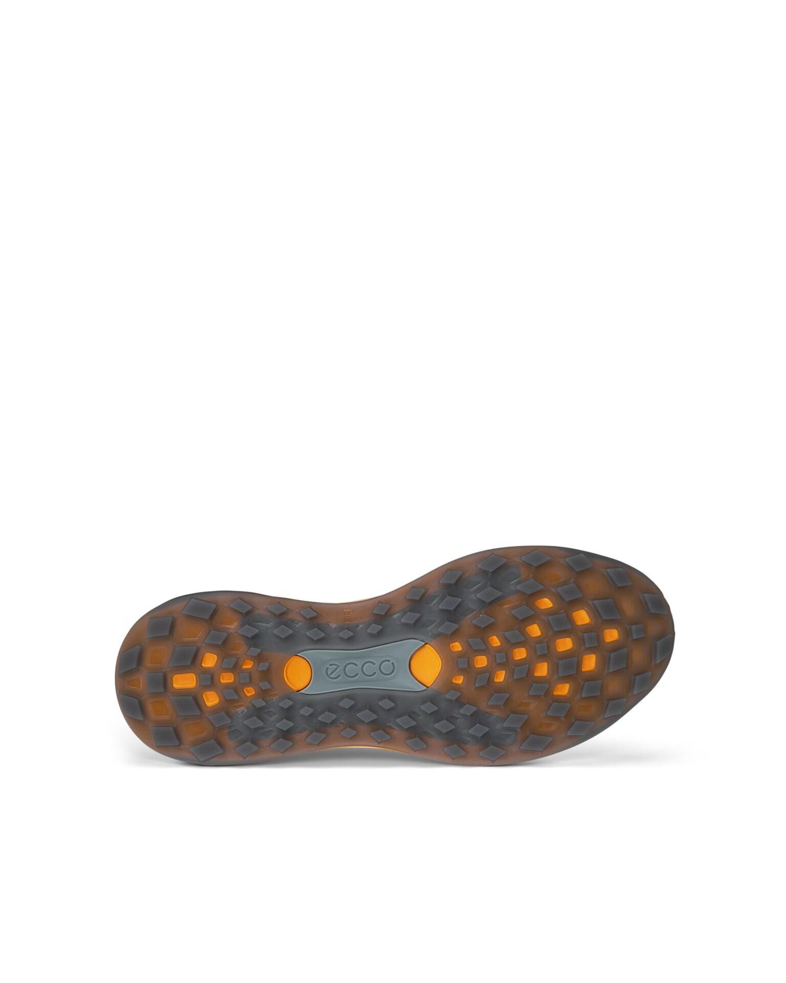 Ecco Mens Golf LT1 Zapato para Hombre 2024, Blanco/Naranja 4/4