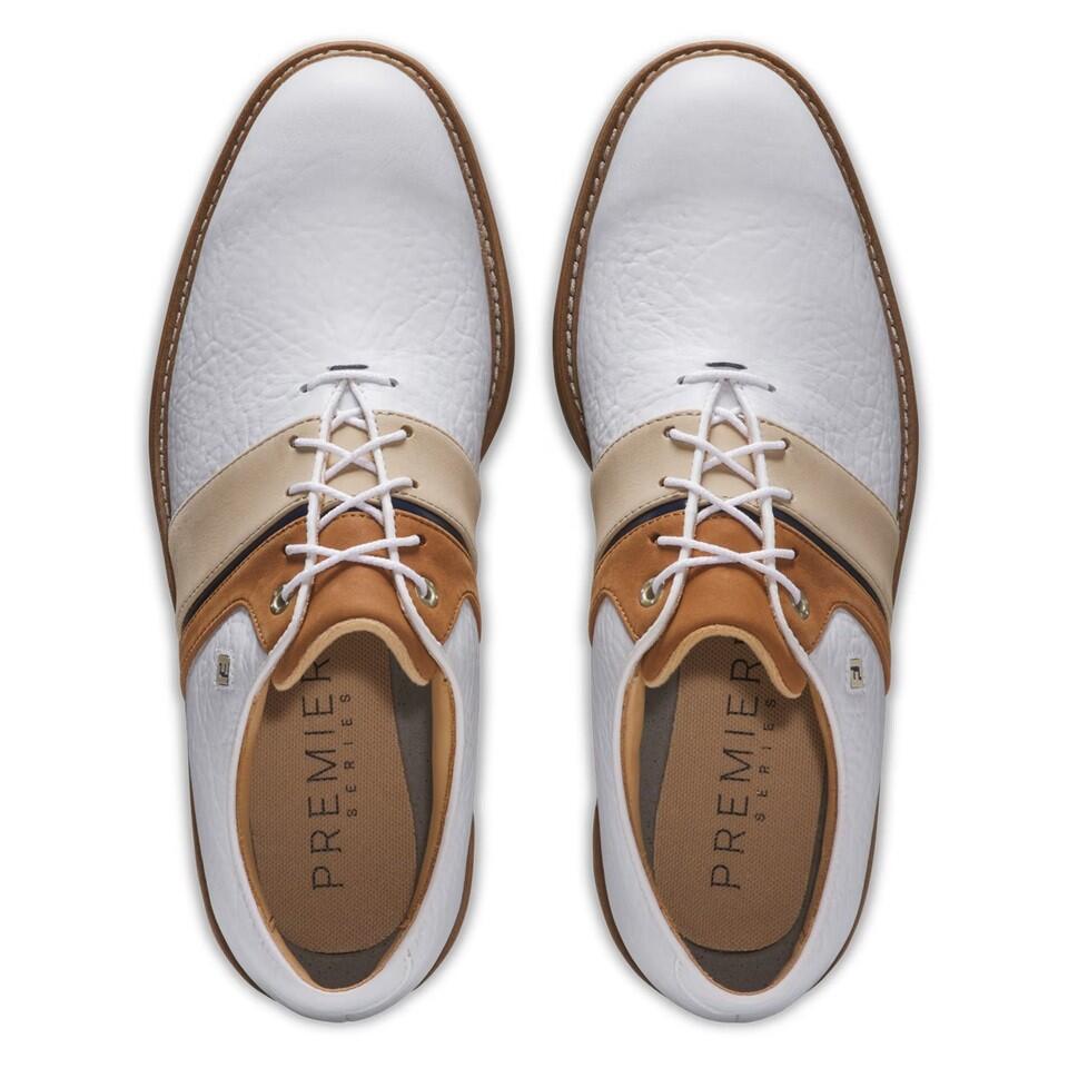 Zapatos Golf Footjoy Premiere Series Packard Hombre Blanco 4/4