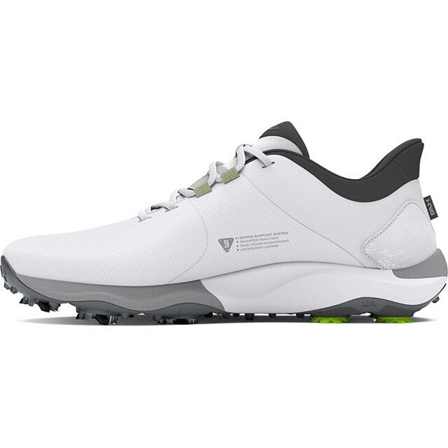 Chaussures de golf Under Armour Drive Pro Wide pour homme, blanches 4/4