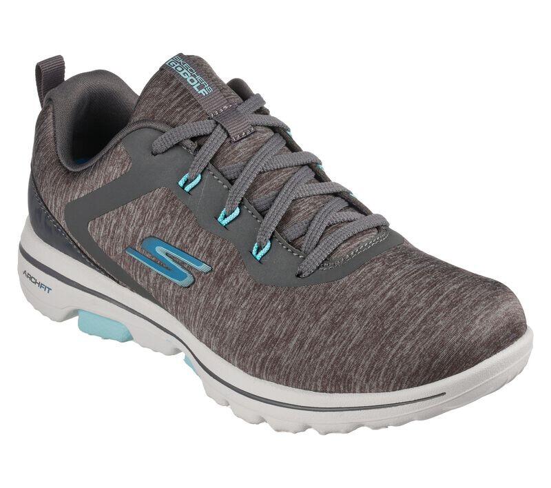 Scarpe da golf da donna Skechers Go Golf Walk 5, grigie 4/4