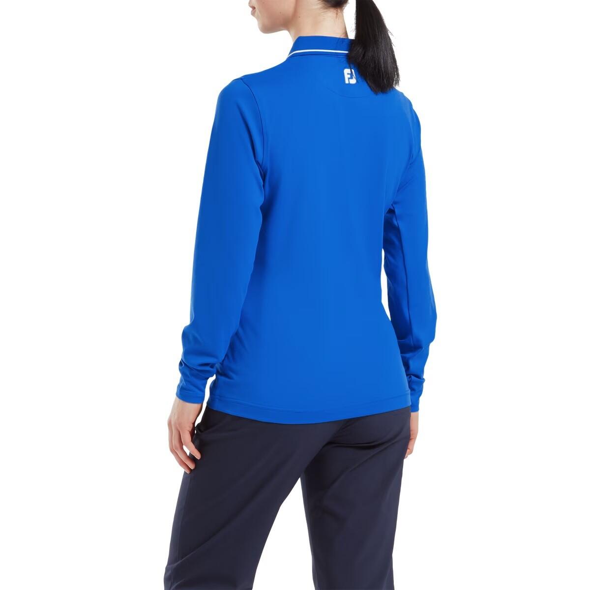Polo Golf Footjoy Thermal Long sleeve Mujer Azul 2/4