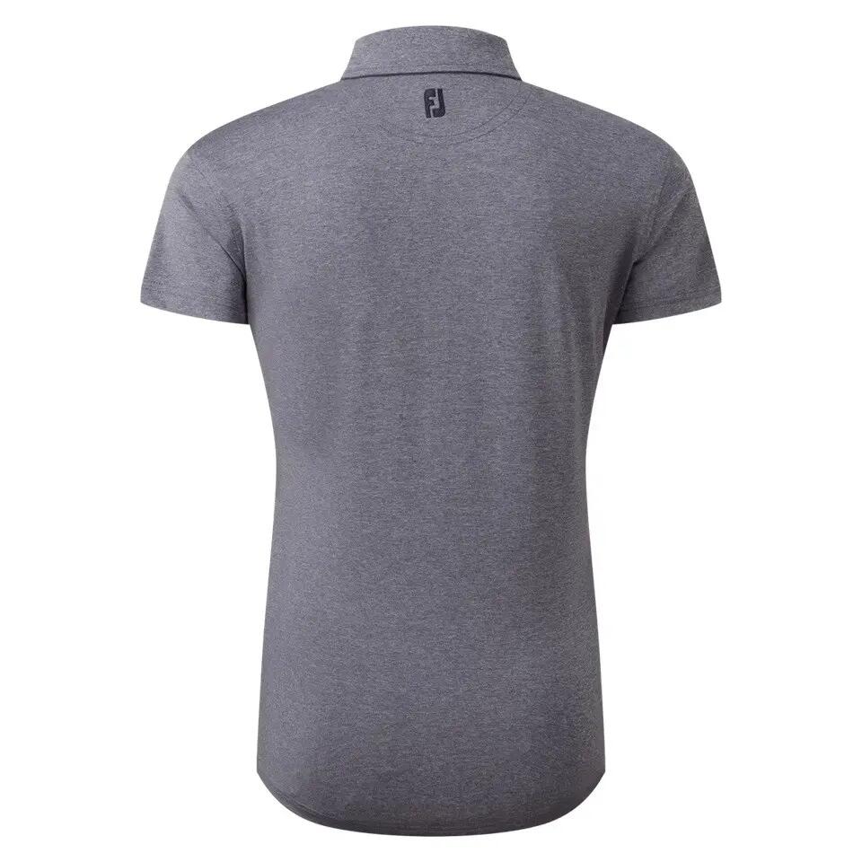Polo Golf Footjoy Heather Self-Collar Lisle da donna grigio 3/3