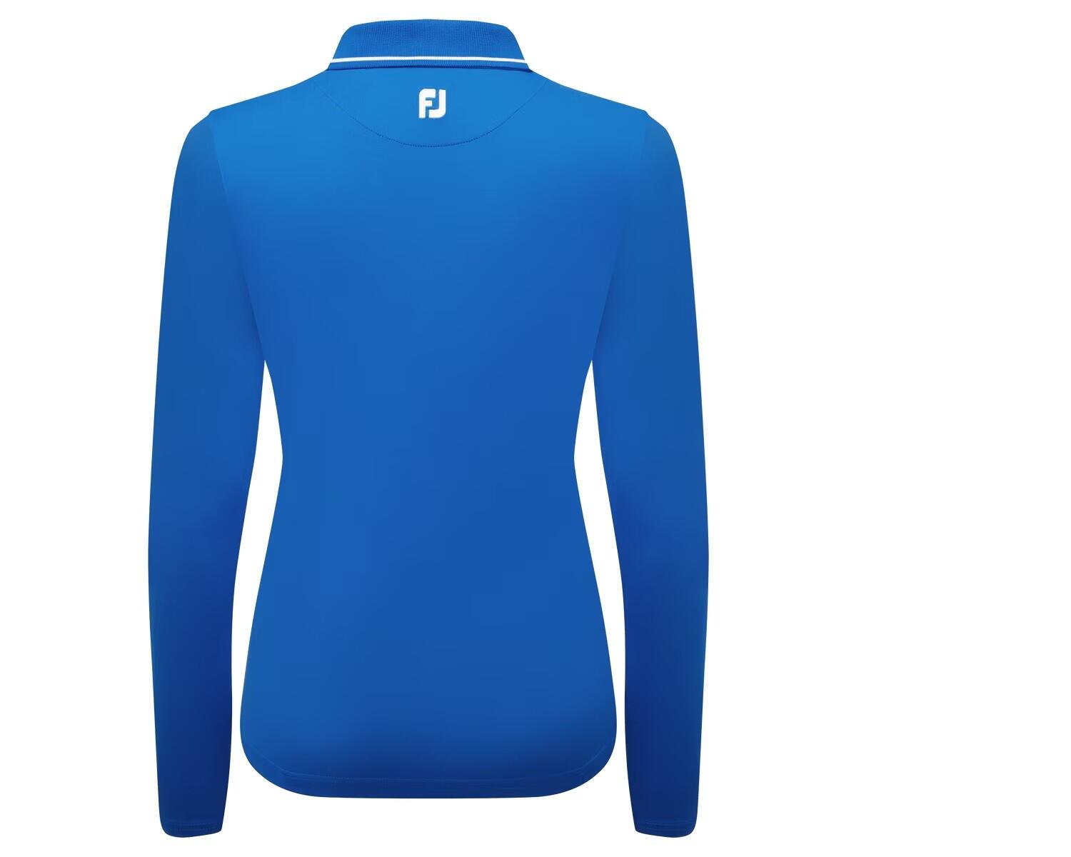 Polo Golf Footjoy Thermal Long sleeve Mujer Azul 4/4