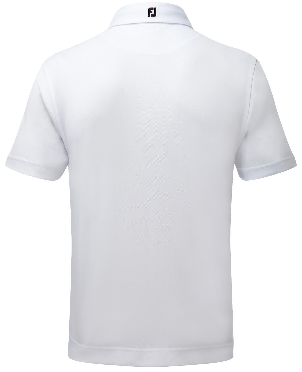 FOOTJOY Polo De Golf   Stretch Piqué  Blanc 5/5