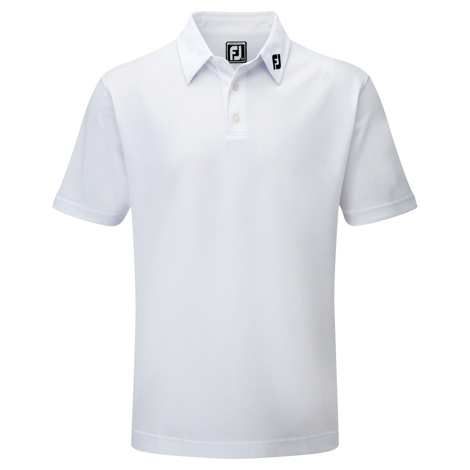 FOOTJOY Polo De Golf   Stretch Piqué  Blanc 4/5