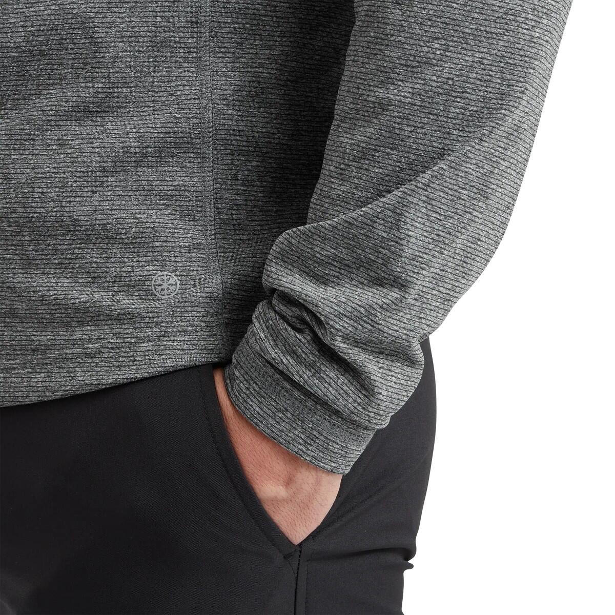Footjoy Pull de Golf en Jersey pour Homme Thermoseries Gris 5/5