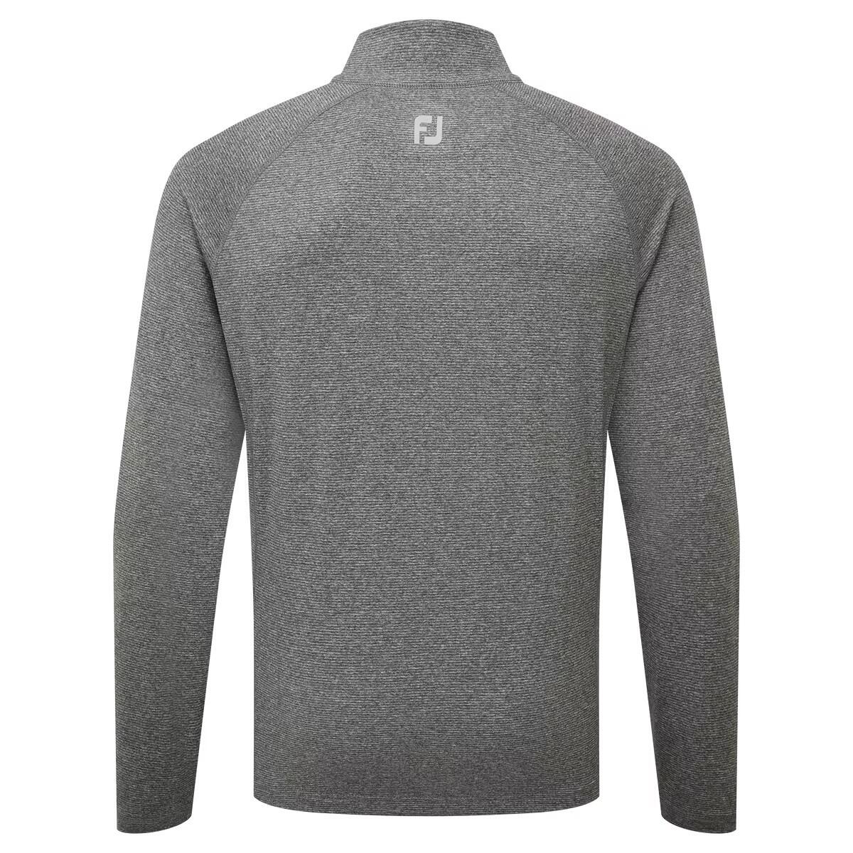 Footjoy Pull de Golf en Jersey pour Homme Thermoseries Gris 3/5