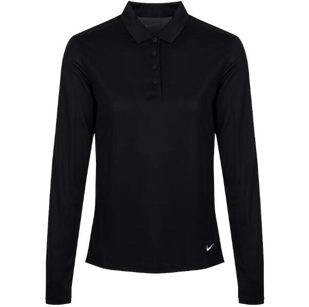 NIKE DRY FIT VICTORY BLACK ML - POLO DONNA 2/3