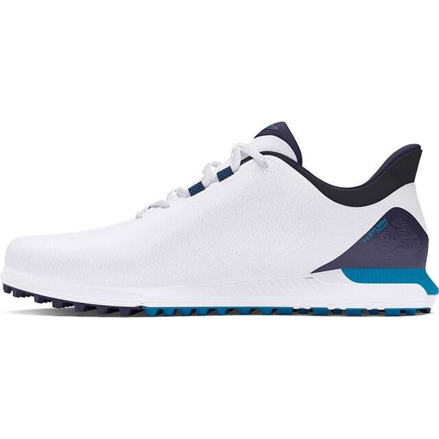 Zapatos Golf Under Armour Drive Fade SL Hombre Blanco 3/4