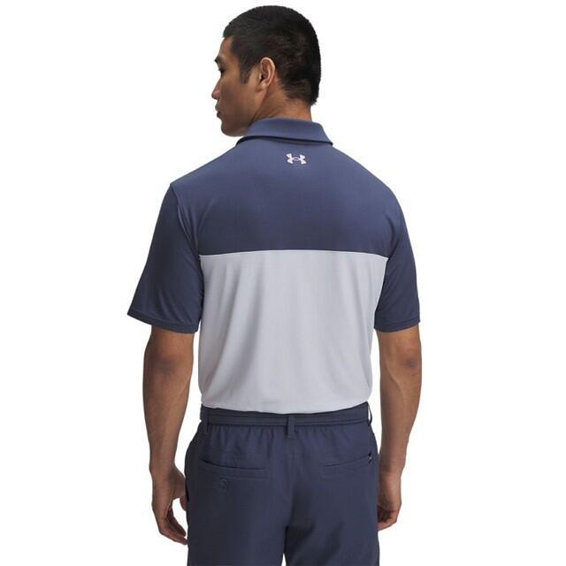 Polo Golf Under Armour T2G Block Hombre Gris 2/6