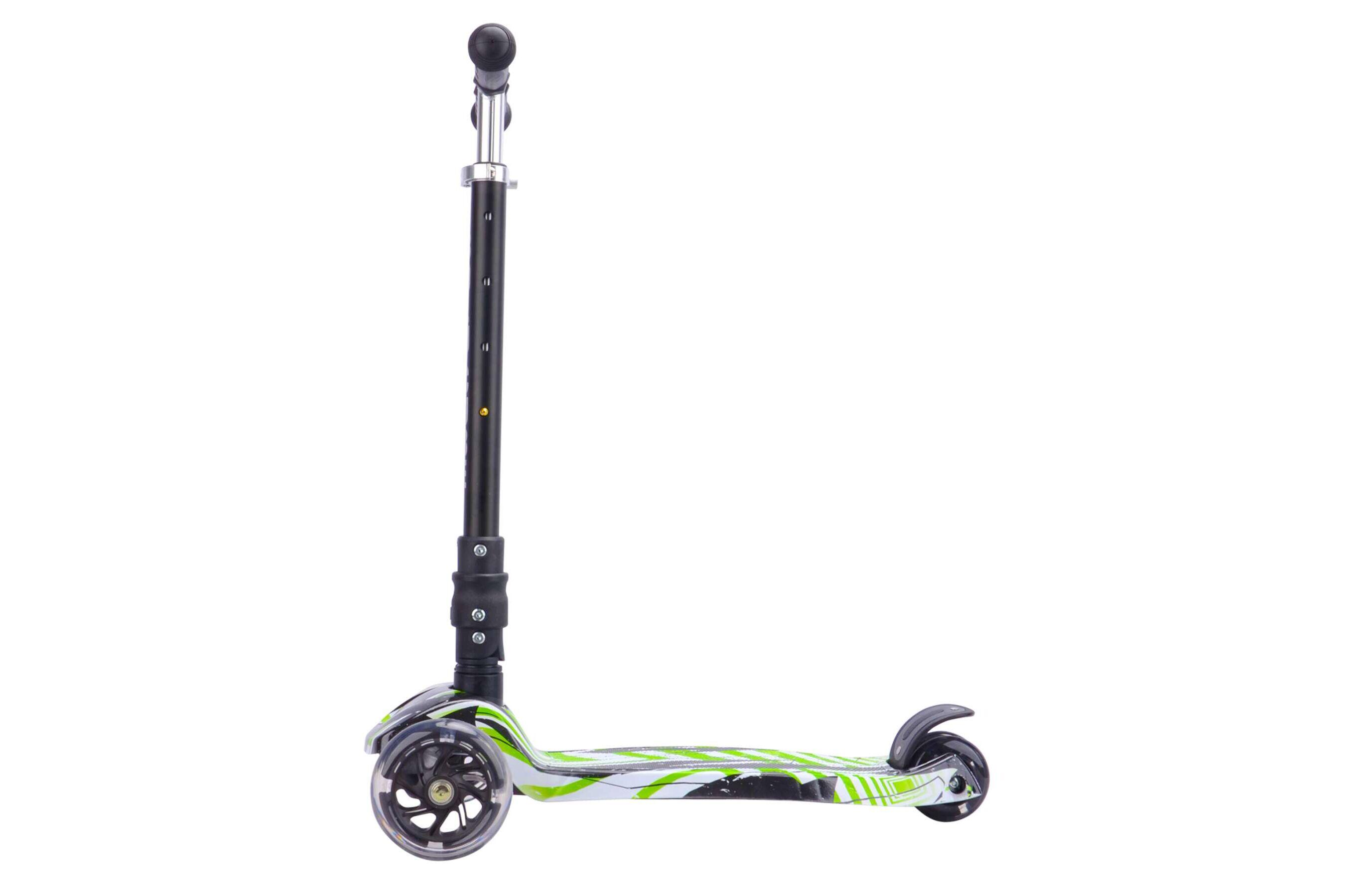 Kinderstep driewieler swift zwart groen 4/4