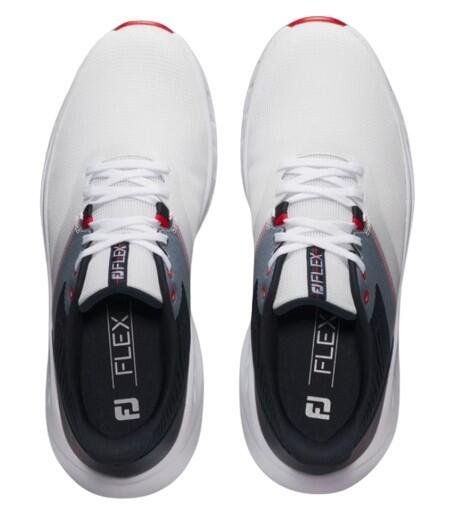 Chaussures de golf Footjoy Flex pour homme, blanches 3/4