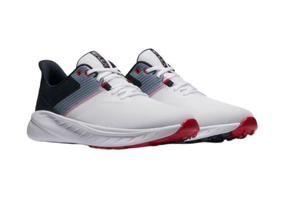 Chaussures de golf Footjoy Flex pour homme, blanches 4/4