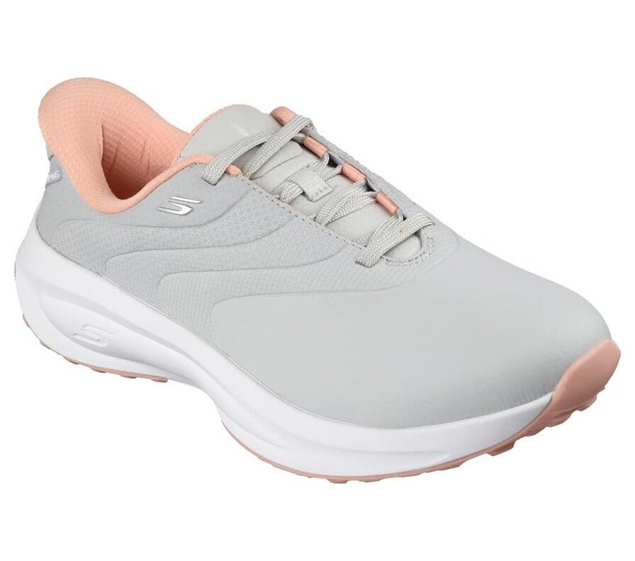 Skechers Damen-Golfschuhe, wasserdicht, zum Hineinschlüpfen, Grau 4/6