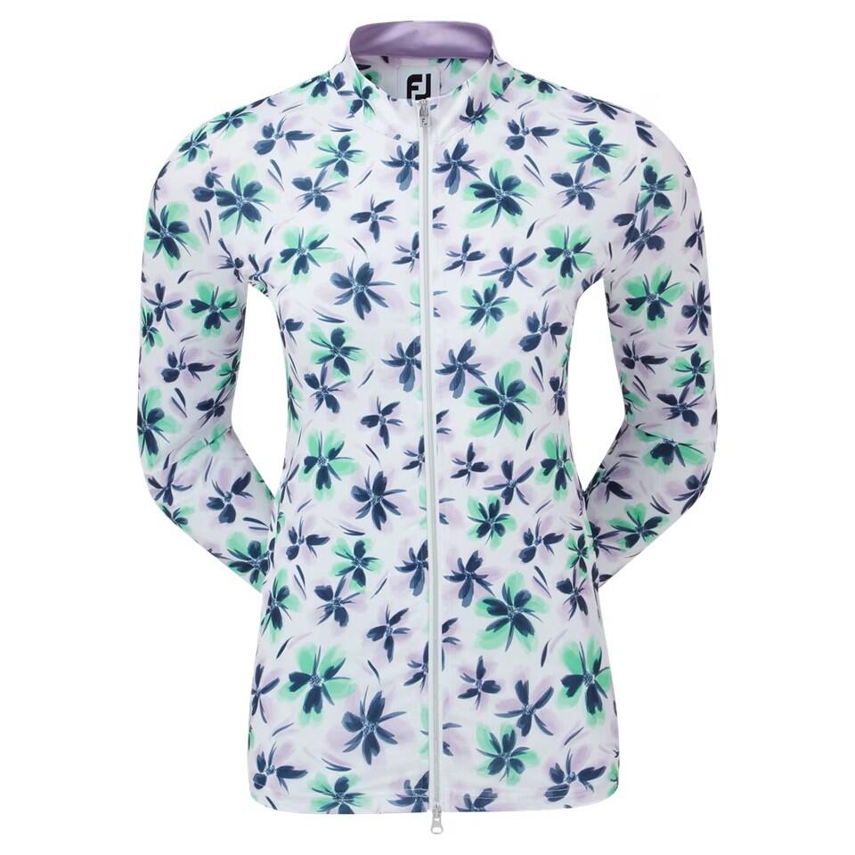 Giacca da golf con stampa floreale da donna Footjoy Lilla 2/3