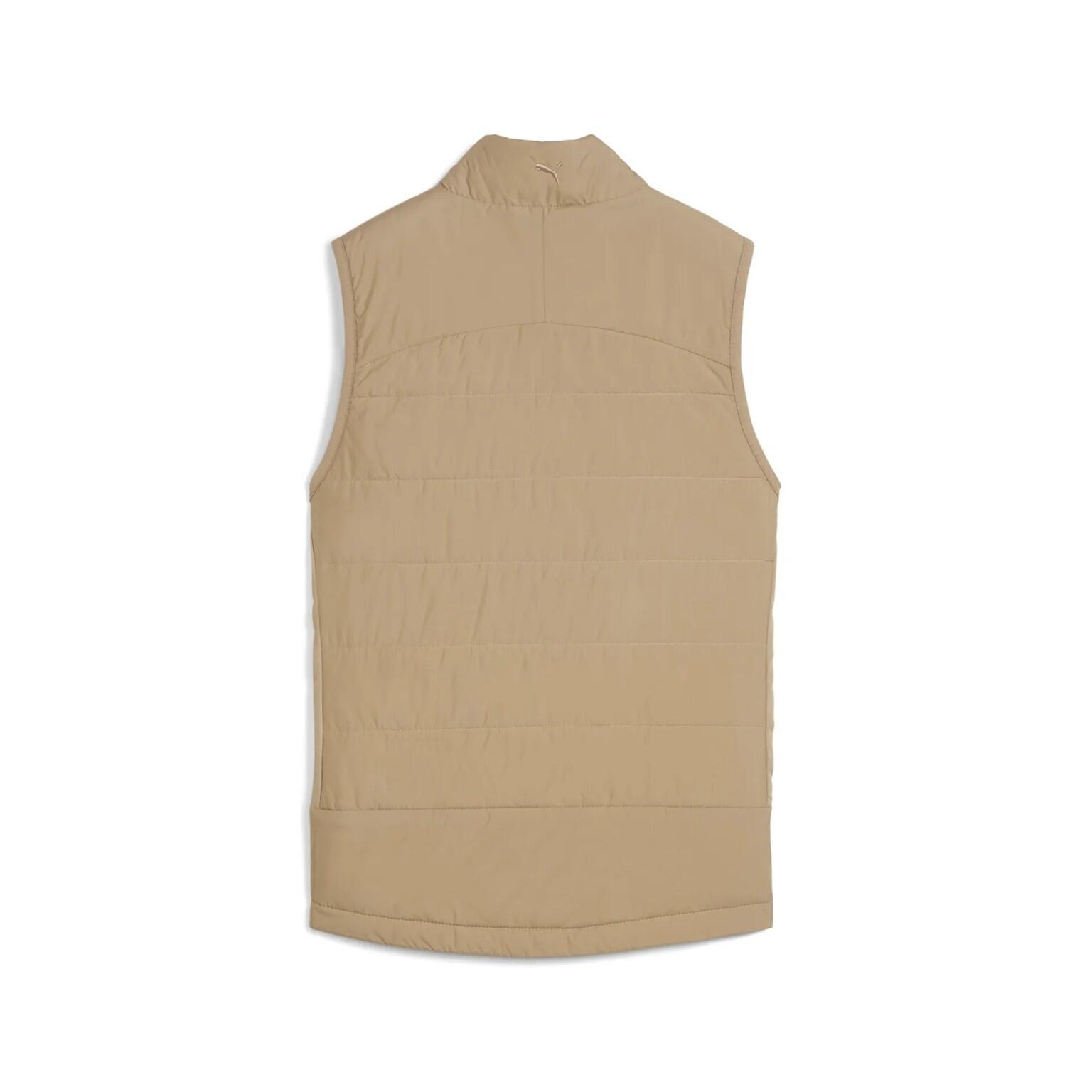 Gilet da golf trapuntato Puma Kyley da donna beige 2/2