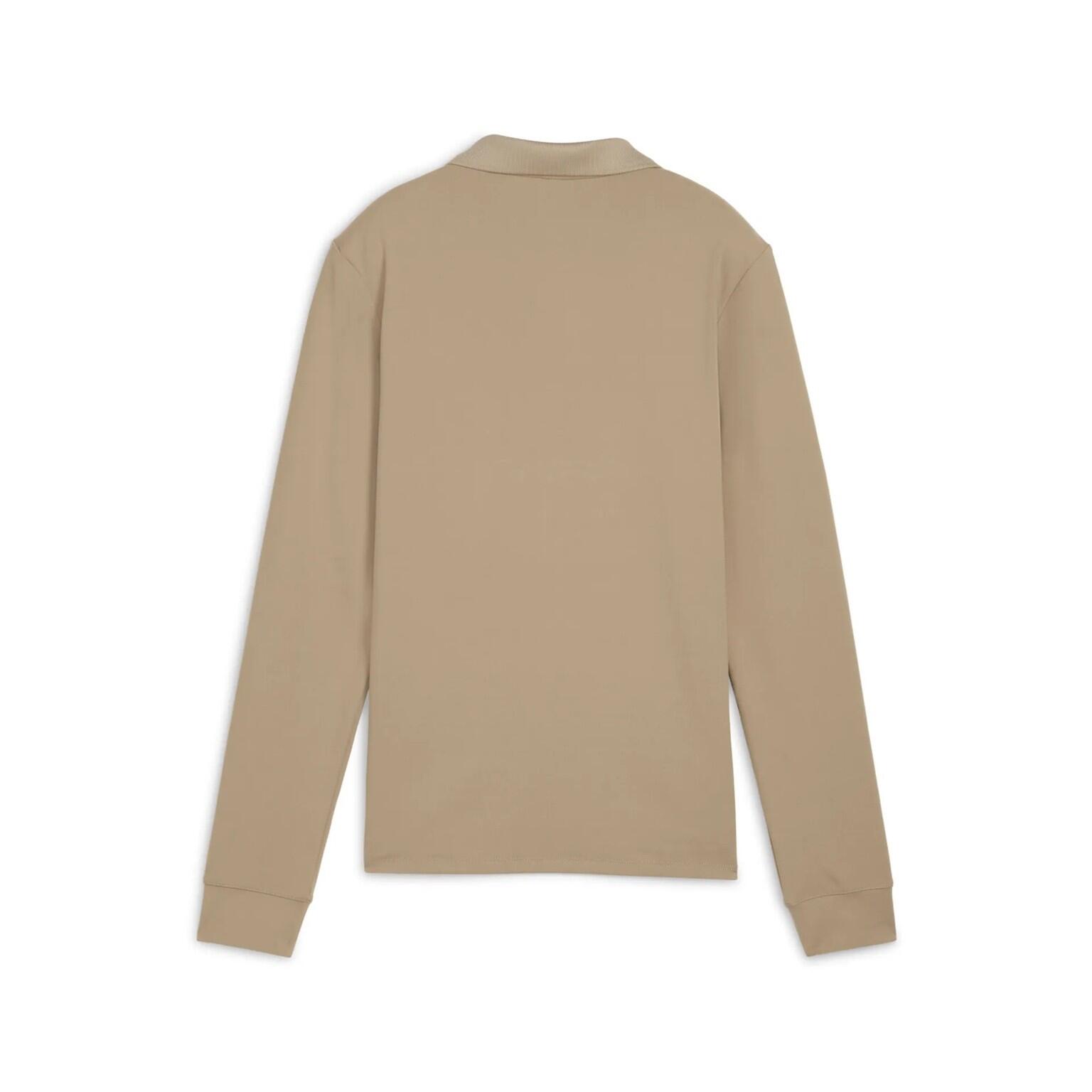 Polo Golf Cloudspun Midwght LS da donna Beige 2/2