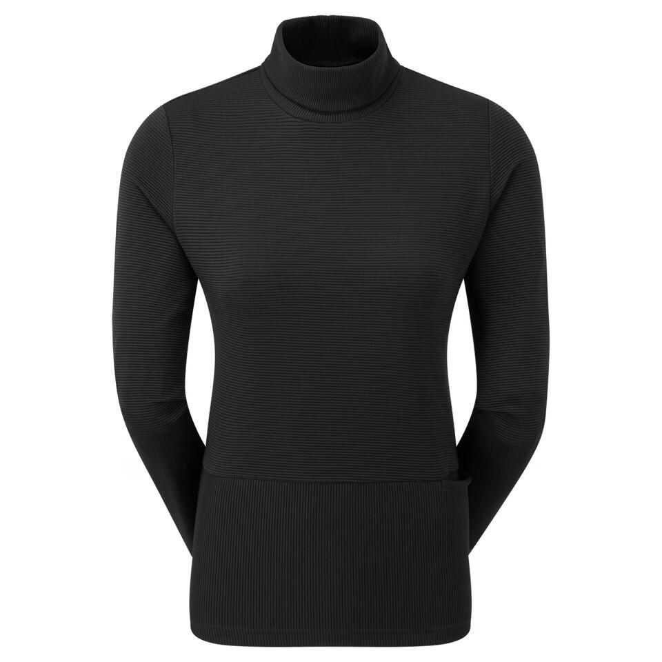 Jersey Golf Footjoy Ottoman Pullover Mujer Negro 2/3