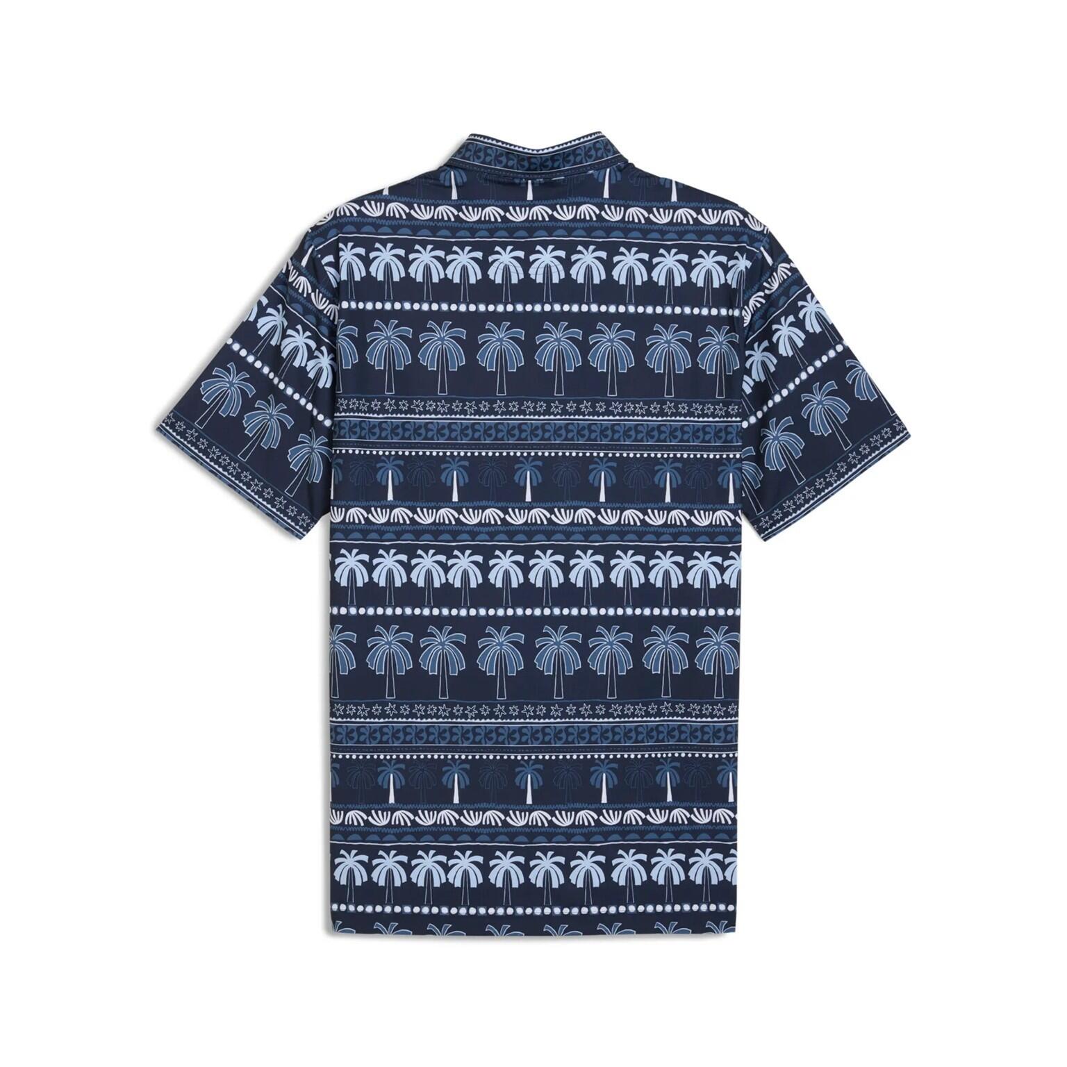 Polo de golf Puma X PTC Hero pour homme, bleu marine 5/5