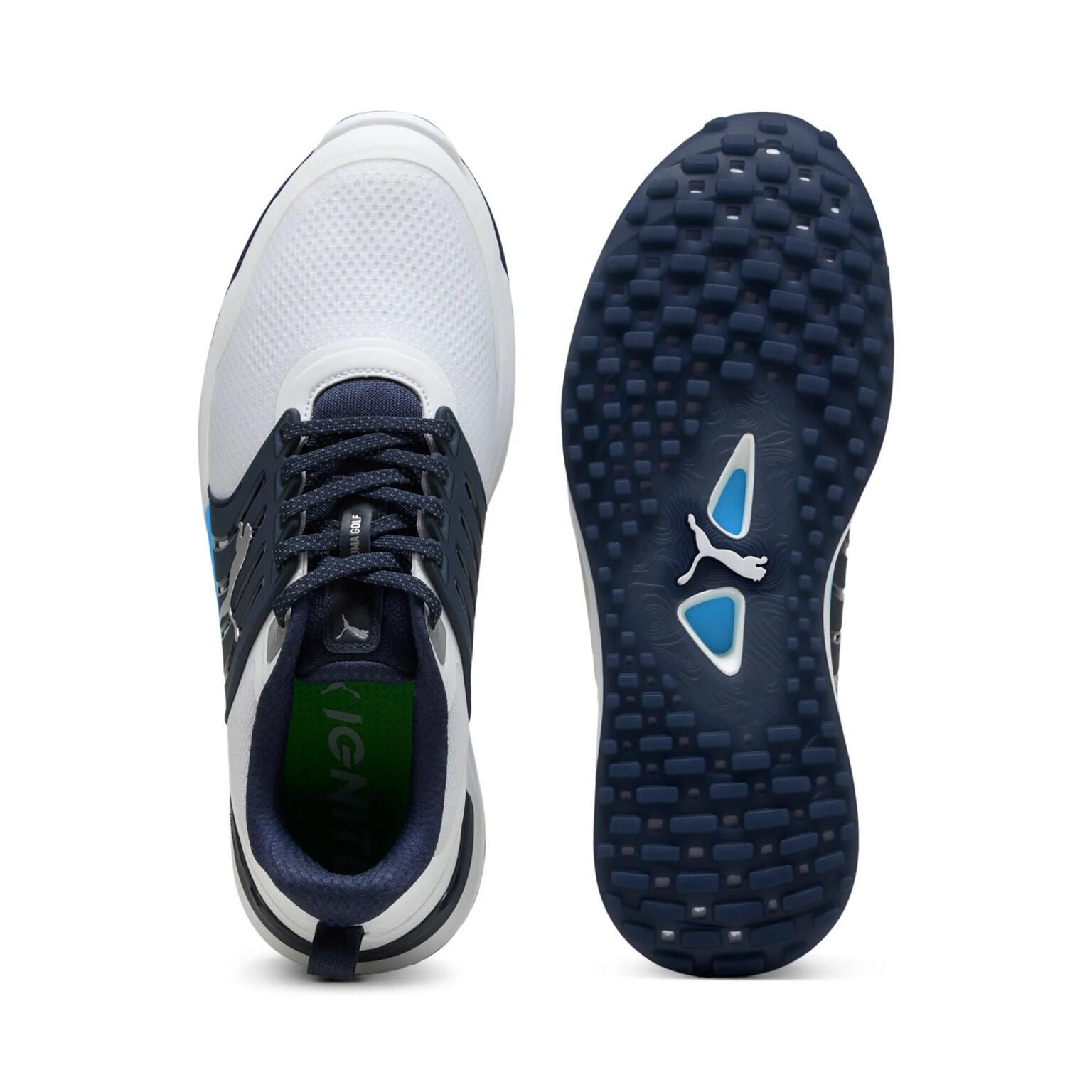 Chaussures de golf Puma Ignite Elevate 2 pour homme, blanches 3/5