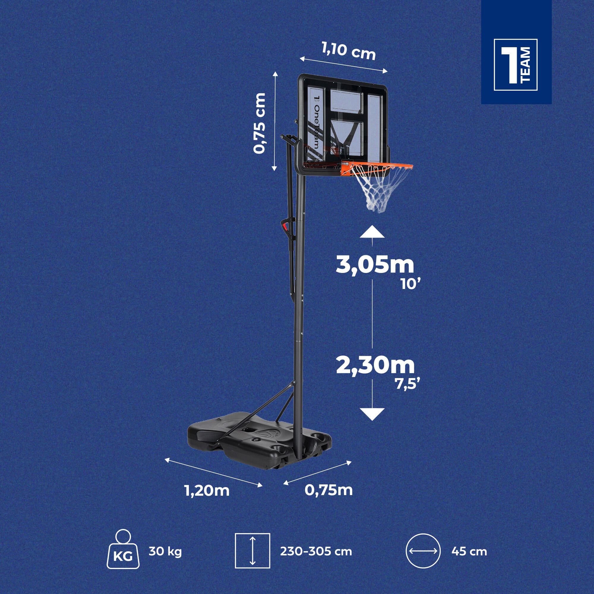 Basketbalový koš BH02 2/7