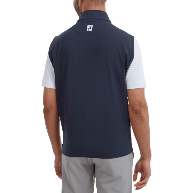 FOOTJOY FULL ZIP KNIT VEST BLEU MARINE AVEC ZIP BLEU MARINE - GILET HOMME 2/5