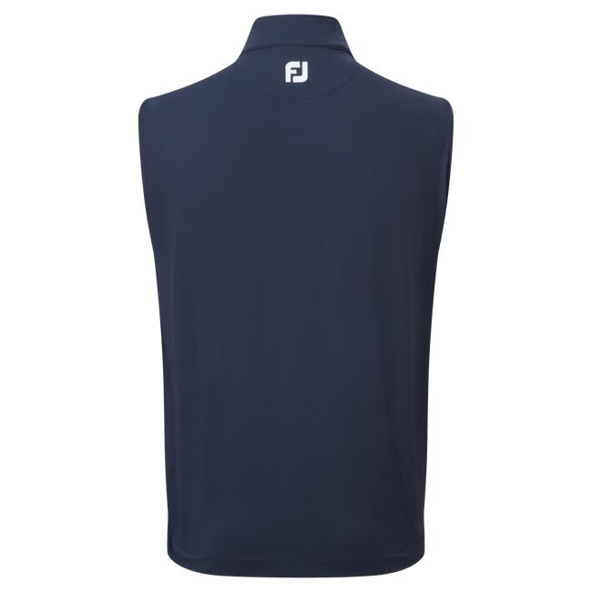FOOTJOY FULL ZIP KNIT VEST BLEU MARINE AVEC ZIP BLEU MARINE - GILET HOMME 5/5