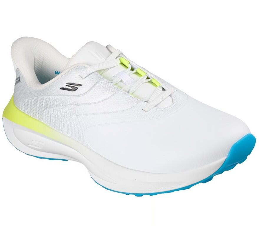 Chaussures de golf Skechers Slip-ins imperméables Flow SI pour homme, blanches 4/5