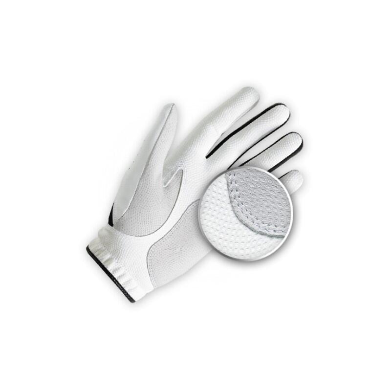 FOOTJOY WEATHERSOF BLANC/GRIS - GANT FEMME 2/2