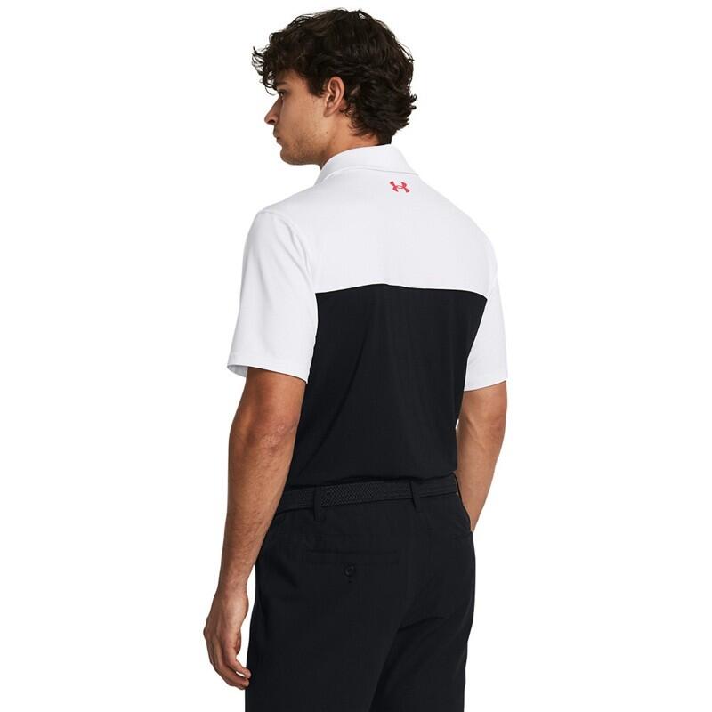 Polo da golf Under Armour T2G Block da uomo, nera 2/4