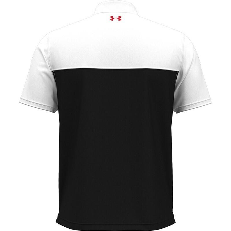 Polo da golf Under Armour T2G Block da uomo, nera 4/4