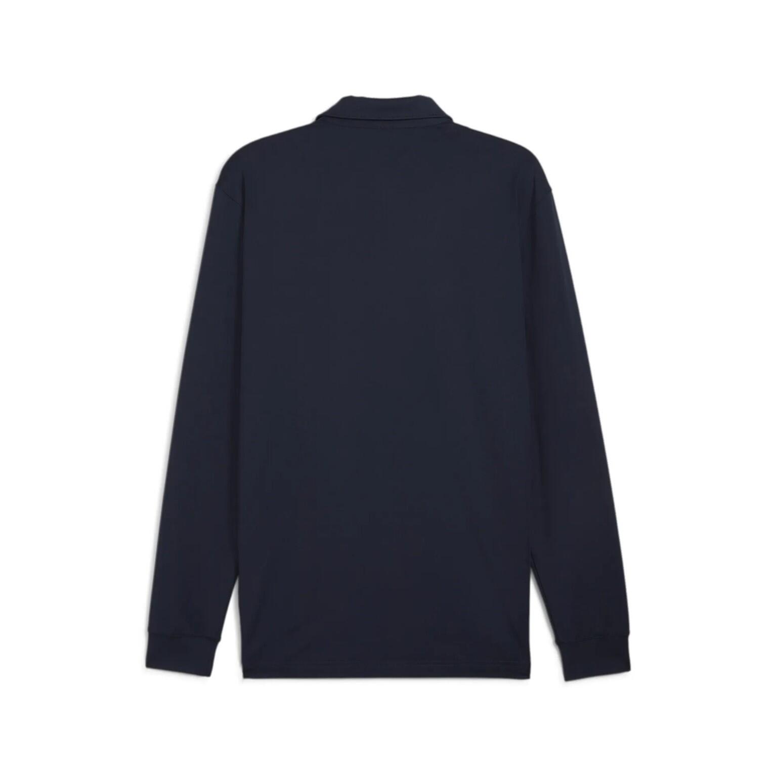 Polo da golf Puma Cloudspun Midweight da uomo, blu navy 5/5