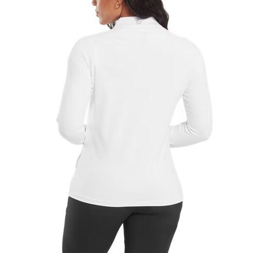 Maglia da donna Footjoy Half-Zip Midlayer bianca 2/3