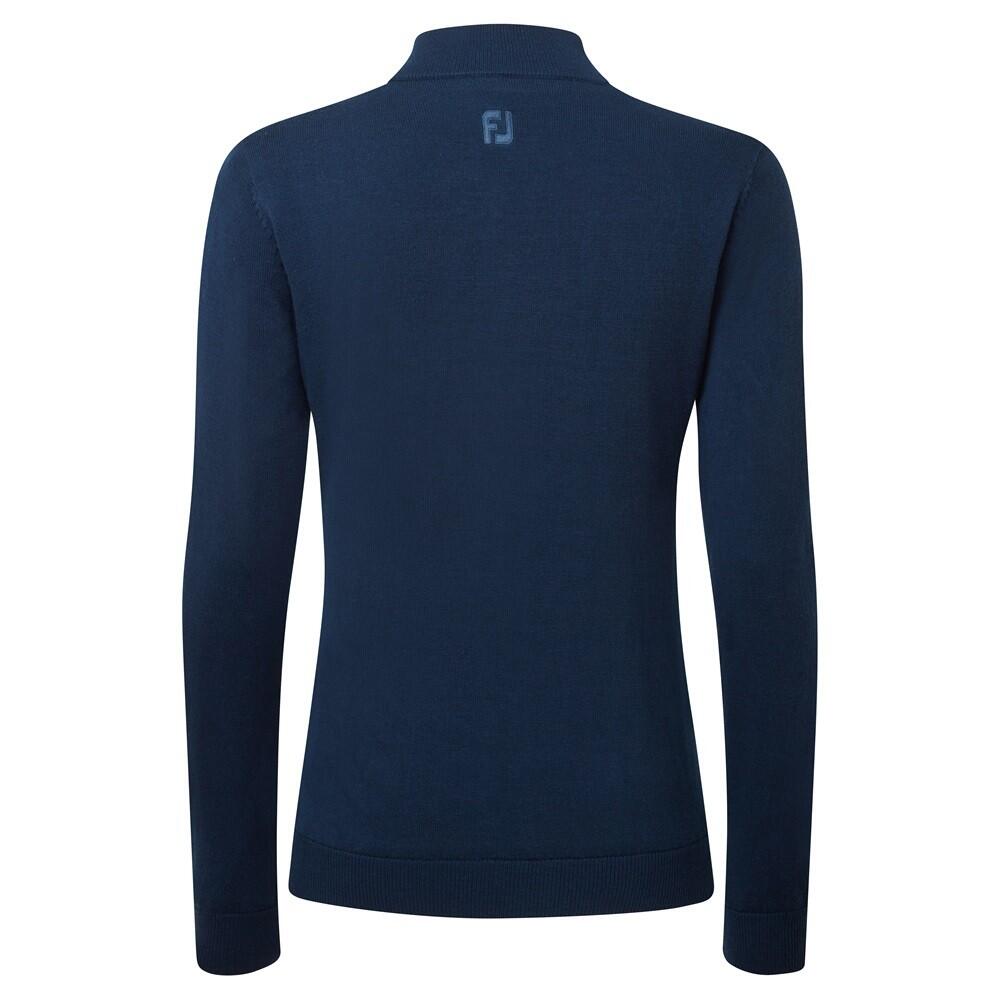 Chaqueta Golf Footjoy Pullover Full zip  Mujer Azul Marino 3/3