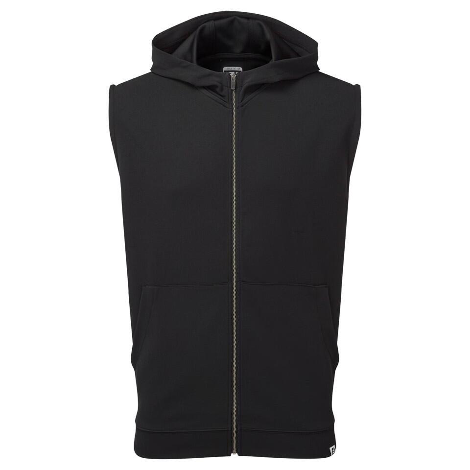 SWEAT À CAPUCHE FOOTJOY FULL ZIP NOIR - GILET POUR HOMMES 2/3