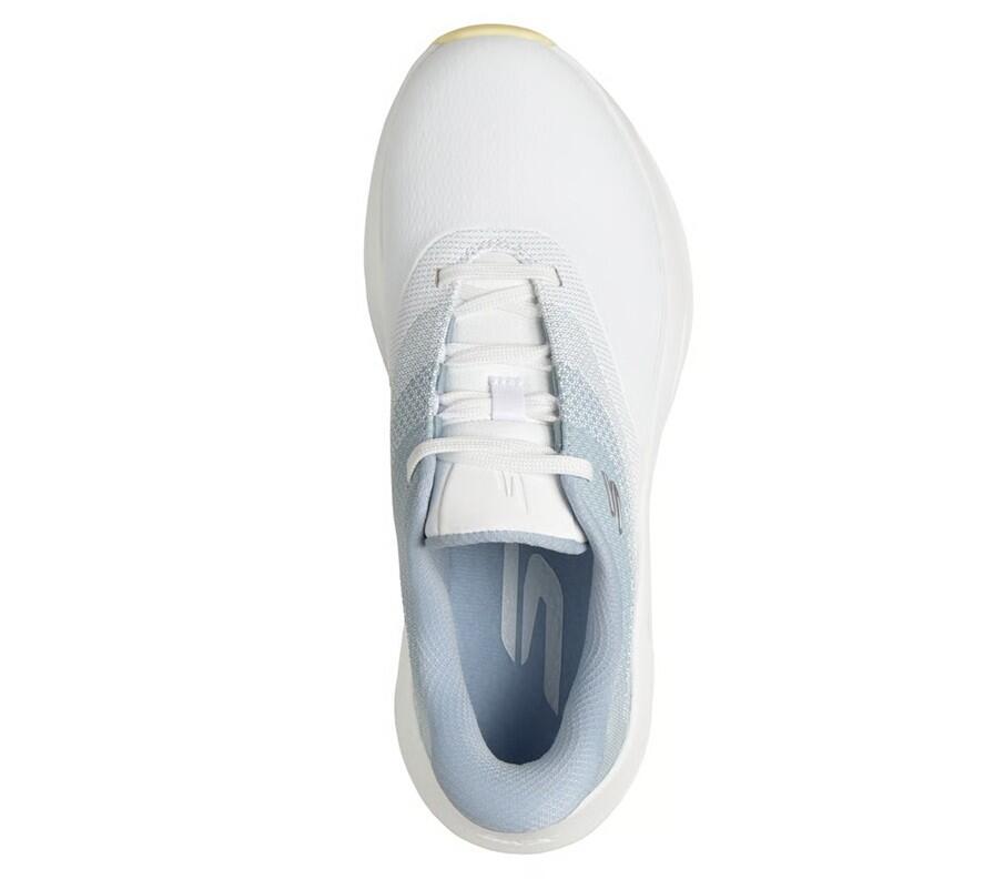 Scarpe da golf slip-on impermeabili da donna Skechers , bianche 2/6