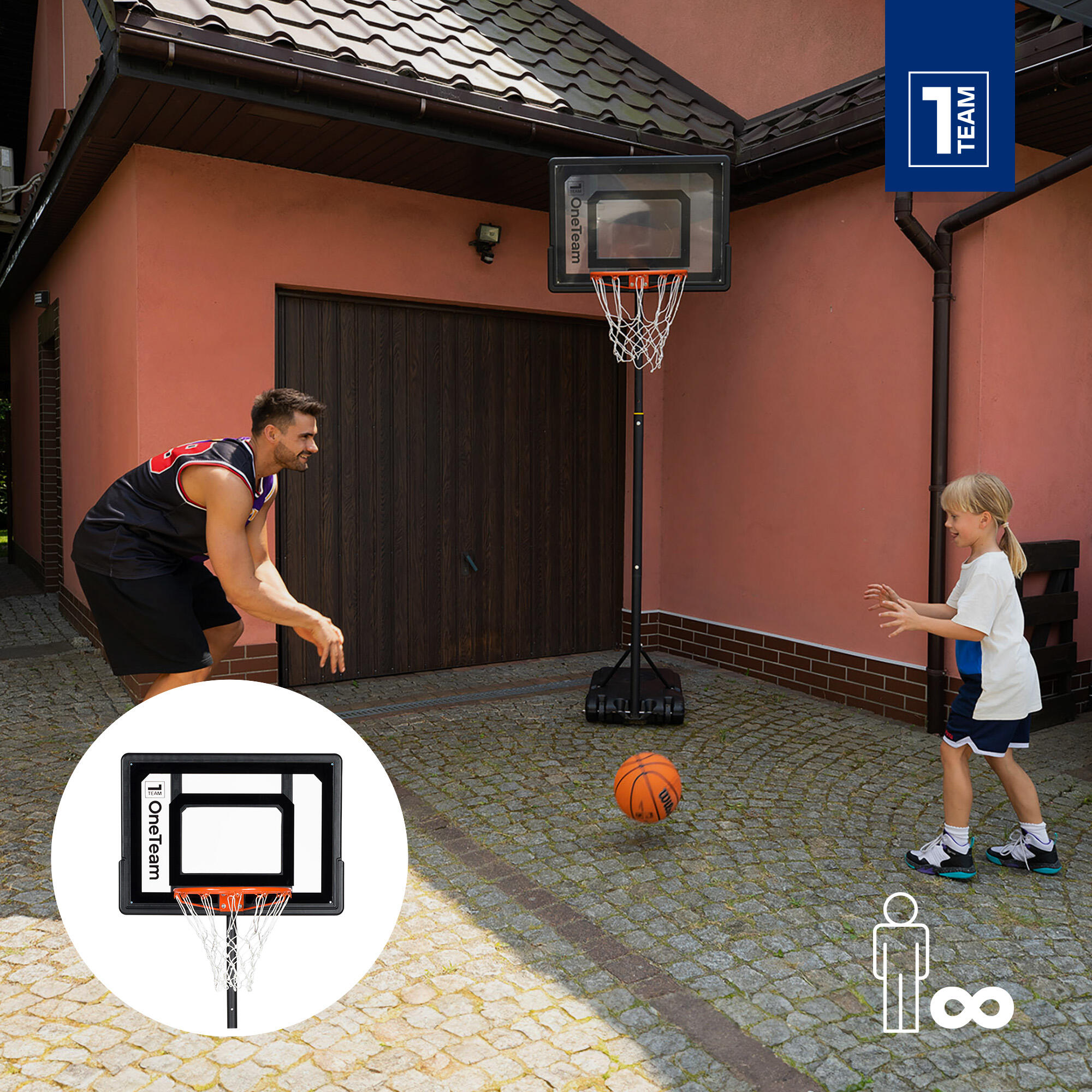 Panier de basket enfant OneTeam BH03 3/7