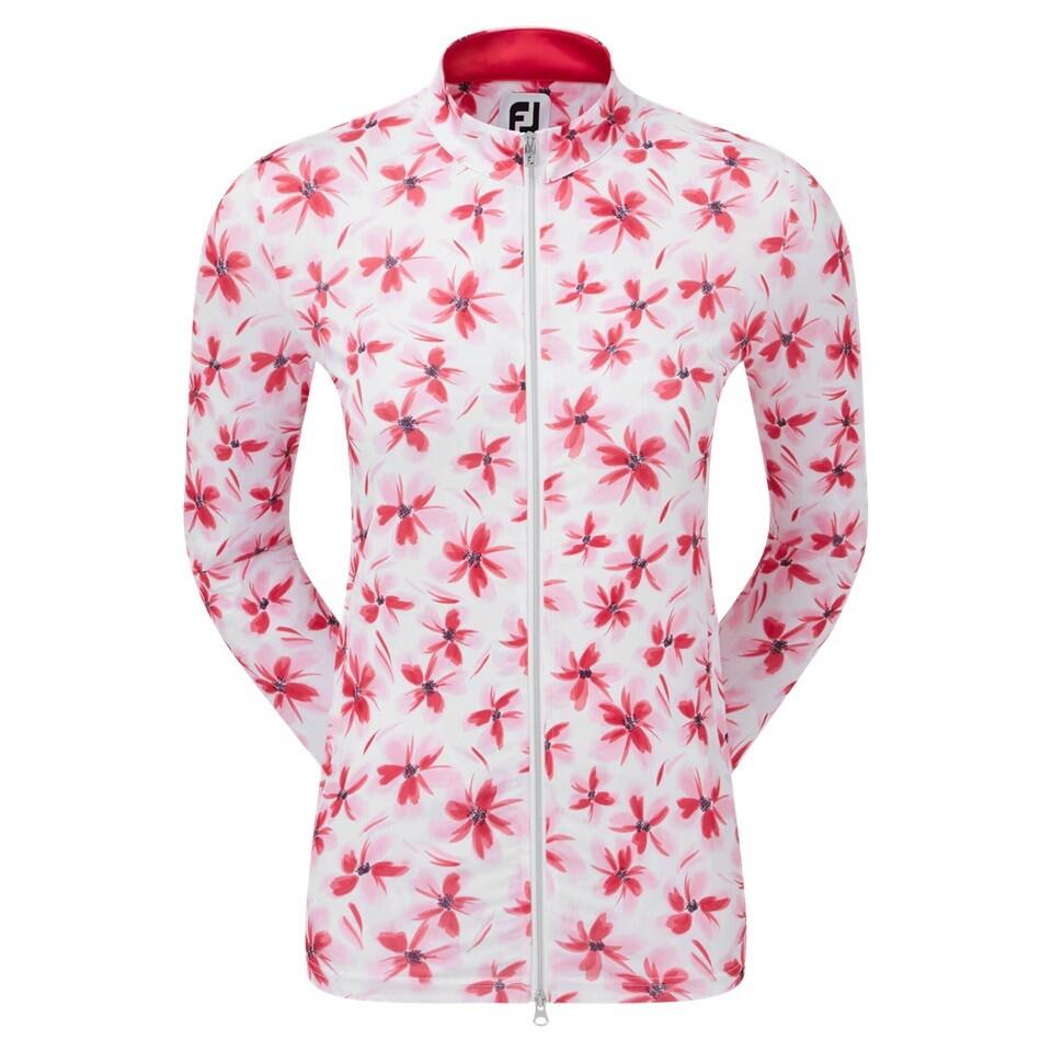 Giacca da golf con stampa floreale da donna Footjoy , rosa 2/3