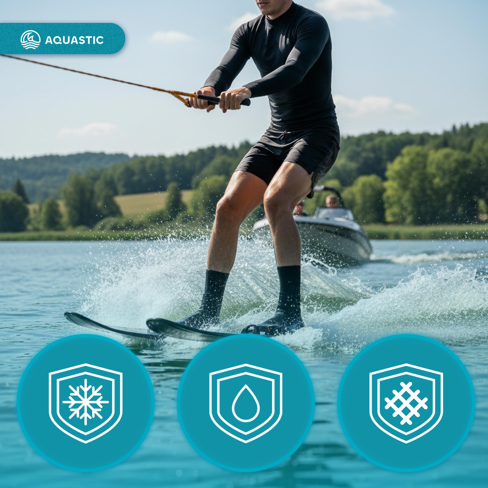 Skarpety neoprenowe AQUASTIC Wintstick Socks 6/7