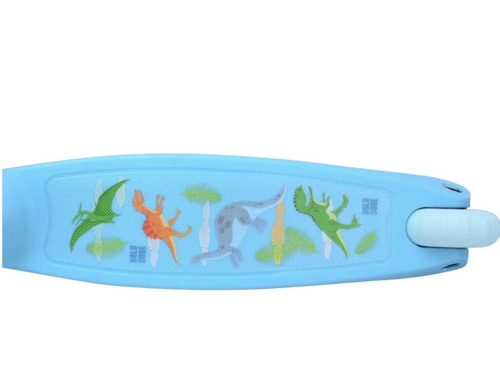 Kinderstep driewieler dinosaurus blauw 4/5